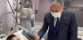 Cumhurbaşkanı Erdoğan, terör saldırısında yaralanan polis ile telefonda görüştü