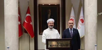 Diyanet İşleri Başkanı Ali Erbaş Bursa'da hafızlık icazet programına katıldı