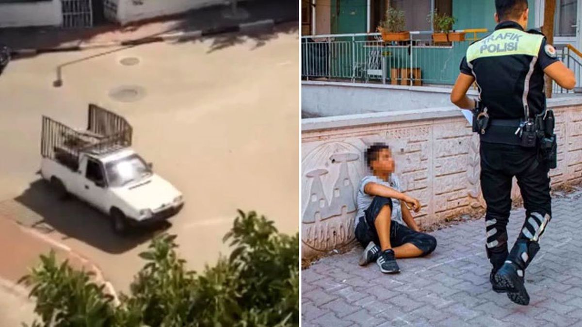 Kaçırdıkları araçla 3 ilçeyi birbirine katan çocuklar, polisi peşlerine taktı