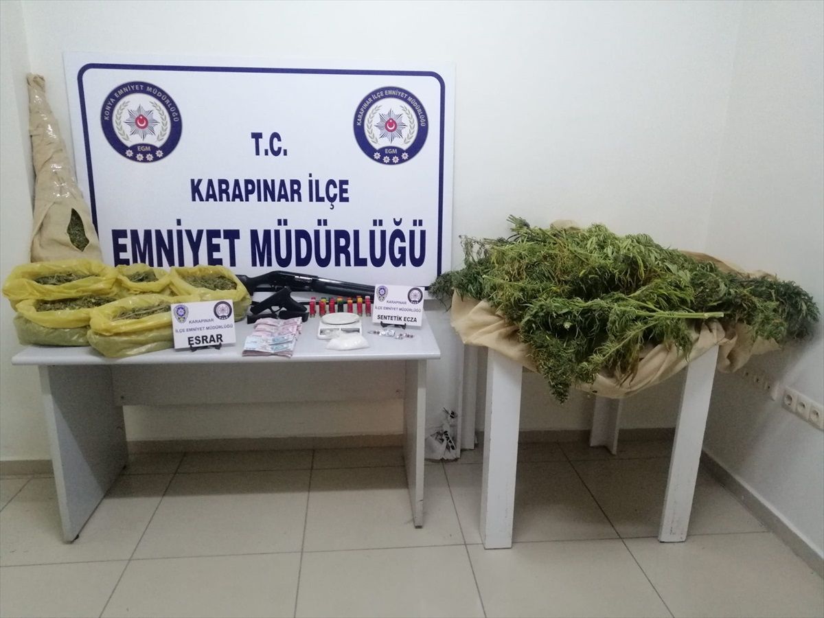 Konya'da Uyuşturucu Operasyonu: Bir Şüpheli Gözaltına Alındı