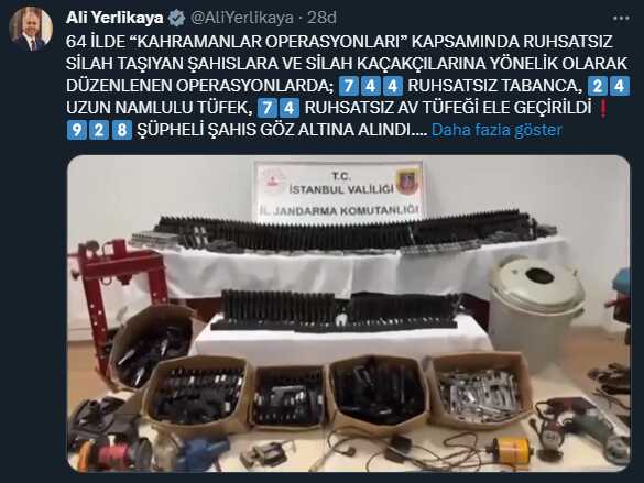 Son Dakika: 64 ilde düzenlenen 'Kahramanlar Operasyonları' kapsamında 928 şüpheli gözaltına alındı