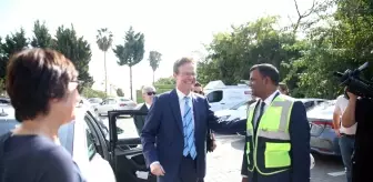 AB Türkiye Delegasyonu Başkanı Mersin Uluslararası Limanı'nda İncelemelerde Bulundu