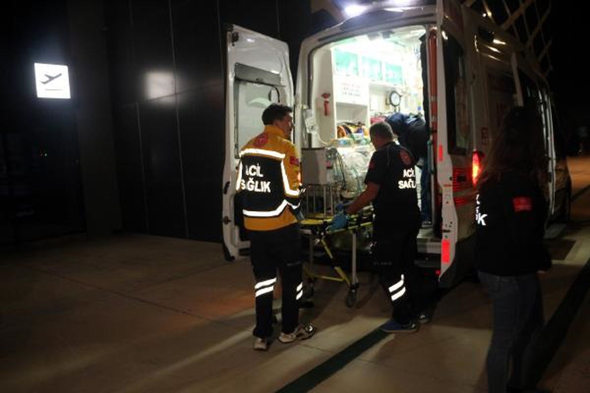 Down Sendromlu Bebek Ambulans Uçakla Konya'ya Sevk Edildi