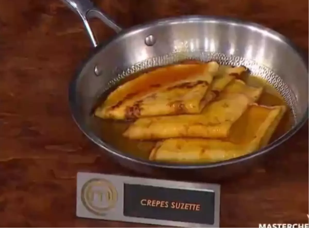 Crepes suzette tarifi! MasterChef Crepes suzette nasıl yapılır?