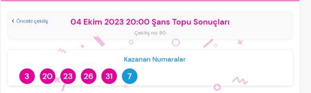 Şans Topu sonuçları açıklandı! Şans Topu sonuçları ne zaman açıklanır? 4 Ekim 2023 Çarşamba Şans Topu sonuçlarına ne zaman, nereden bakılır?