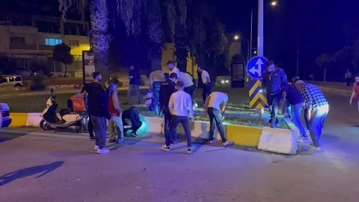 Aydın'da motosiklet kazası: Sürücü yaralandı