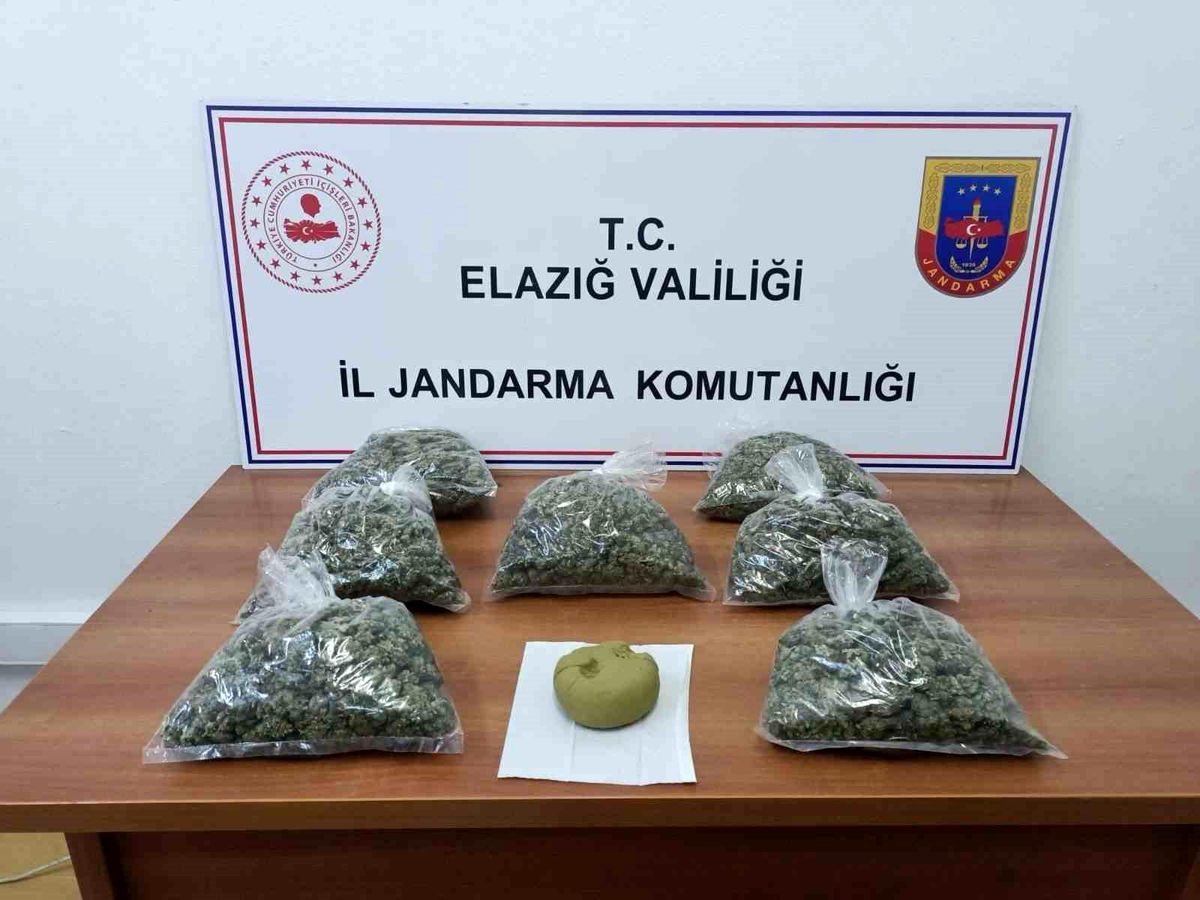 Elazığ'da 3 Kilogram Uyuşturucu Ele Geçirildi