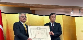 Türkiye'nin eski Tokyo Büyükelçisi Ahmet Bülent Meriç'e Japonya'dan ödül