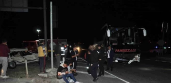 Tekirdağ'da Işık İhlali Yapan Otobüs Kazası: 4 Yaralı