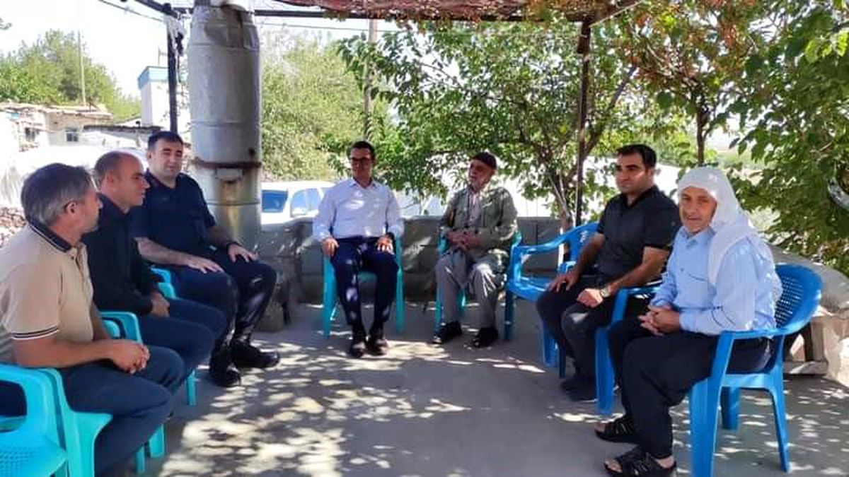 Çermik Kaymakamından Kıbrıs gazisine anlamlı ziyaret