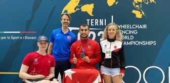 Hakan Akkaya Tekerlekli Sandalye Eskrim Dünya Şampiyonası'nda bronz madalya kazandı