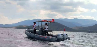 Söke İlçe Jandarma Komutanlığı Bafa Gölü'nde Devriye Faaliyeti Gerçekleştirdi