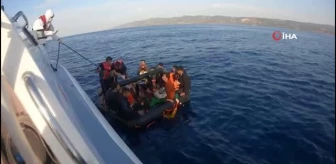 Çanakkale Sahil Güvenlik Ekipleri 69 Kaçak Göçmen Yakaladı