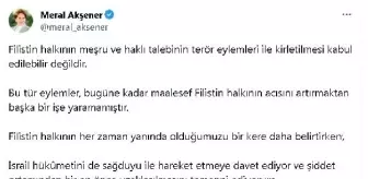 Meral Akşener'den Filistin'e Destek Açıklaması