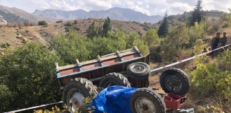 Niğde'de traktör devrildi, sürücü hayatını kaybetti