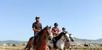 Tavas Belediyesi tarafından düzenlenen Geleneksel Rahvan At Yarışları başladı