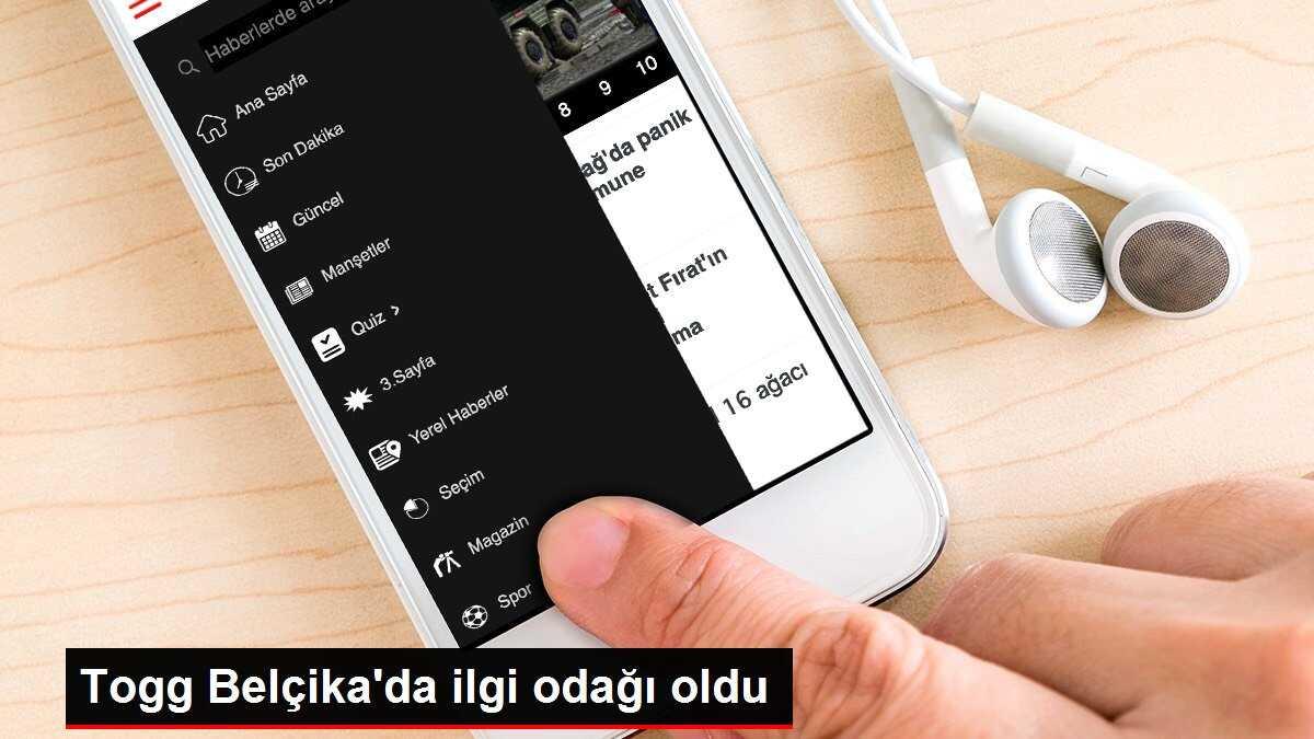 Togg Belçika'da ilgi odağı oldu