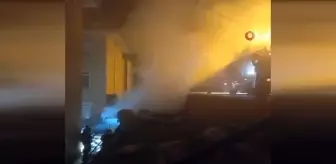 Ankara'da gece saatlerinde korkutan yangın