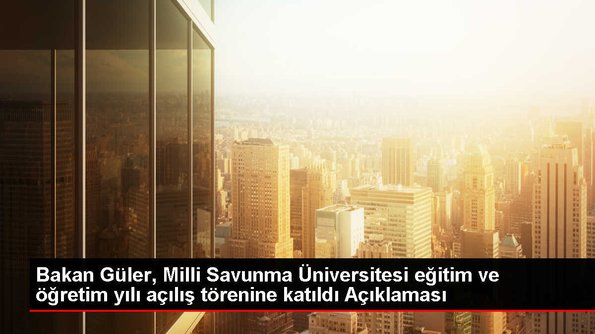 Milli Savunma Bakanı Yaşar Güler'den terör operasyonu açıklaması