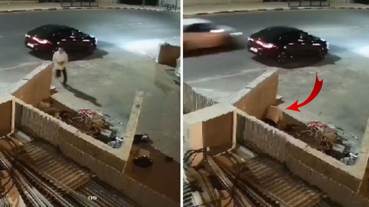 İsrailli, arabadan inip eceline koştu! Kaçtığı füze tam saklandığı yere düştü