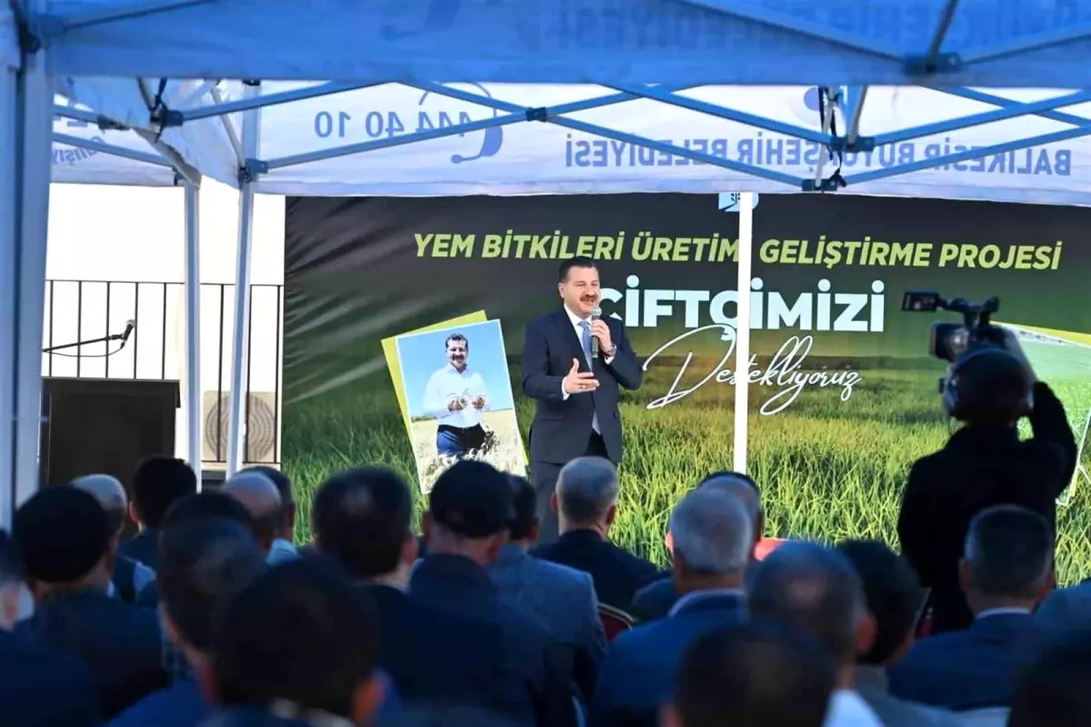 Balıkesir Büyükşehir'den üreticiye süt otu tohumu desteği
