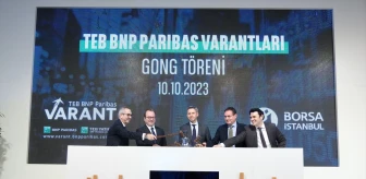 TEB Yatırım ve BNP Paribas, Borsa İstanbul'da varant işlemlerine başladı