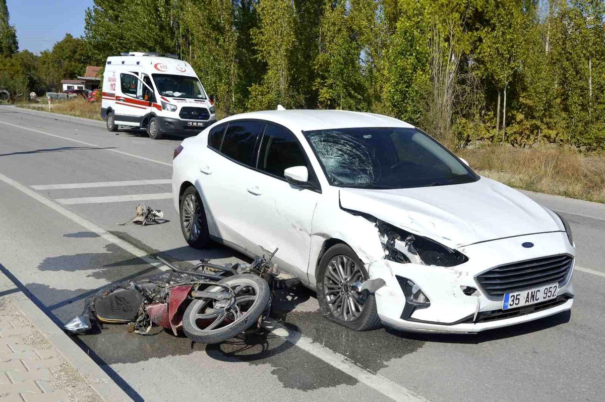Burdur'da motosiklet kazası: Sürücü hayatını kaybetti