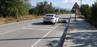 Burdur'da Otomobilin Çarptığı Motosiklet Sürücüsü Hayatını Kaybetti