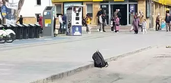 Çorum'da Şehir Merkezinde Unutulan Sırt Çantası Paniğe Yol Açtı