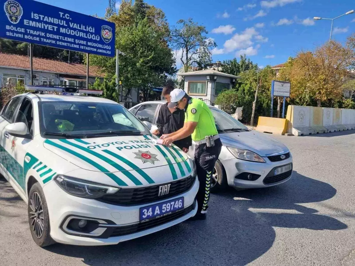 Büyükçekmece'de Tehlikeli Hareketler Yapan Sürücü Yakalandı