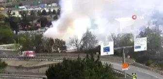 Pendik'te Kaçak Alkol Deposunda Yangın: 1 Yaralı