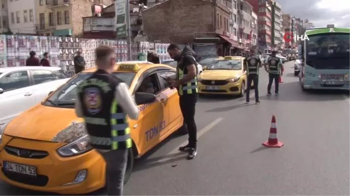 Kadıköy'de Trafik Denetimi: Taksilere 4 Bin 875 TL Cezai İşlem Uygulandı