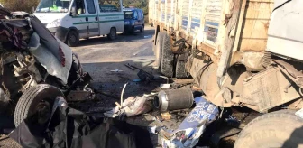 Bursa'da süt toplama aracı ile kamyon çarpıştı: 1 ölü, 5 yaralı