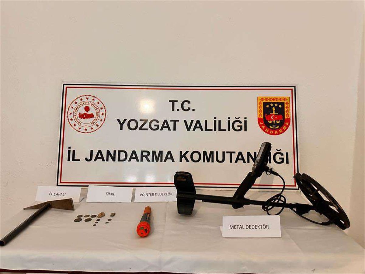 Yozgat'ta Kaçak Kazı Yapan Şüpheliler Yakalandı