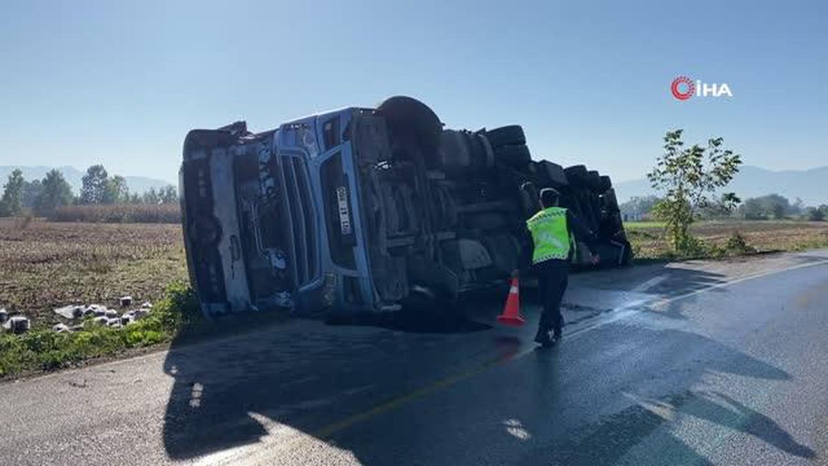 800 kilometre yol geldi, hedefine 20 kilometre kala kaza yaptı