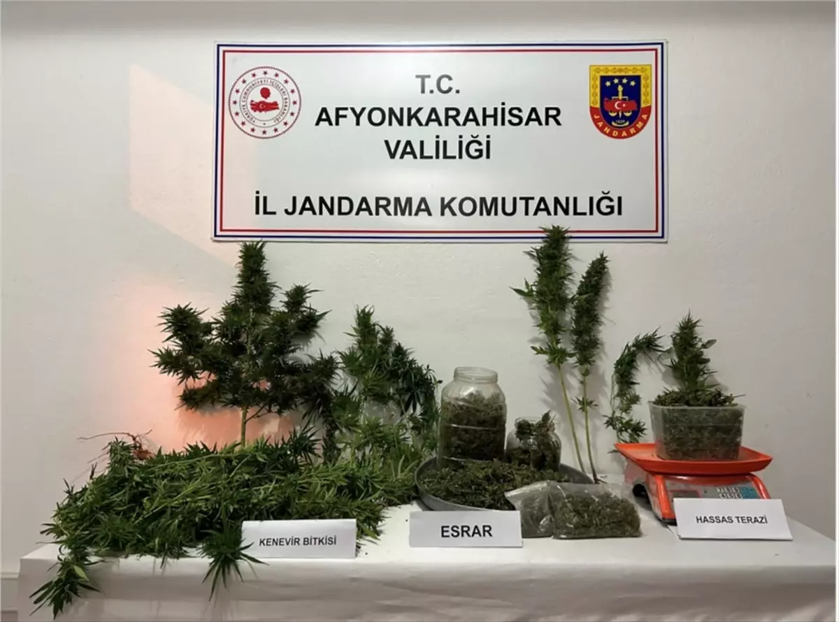 Bolvadin'de Uyuşturucu Operasyonu: Zanlı Tutuklandı