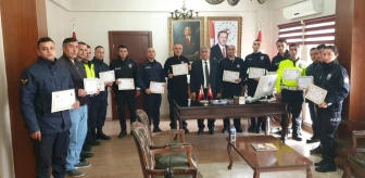 Çerkeş ilçesinde emniyet ve jandarma personeline başarı belgesi verildi