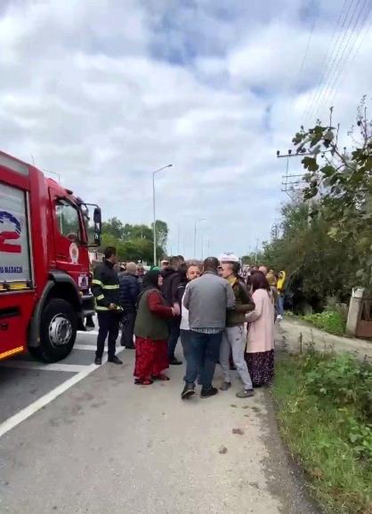 Samsun'da Maddi Hasarlı Trafik Kazası Sonrası Gerginlik Yaşandı
