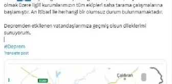 Bakan Yerlikaya'dan Van depremi açıklaması