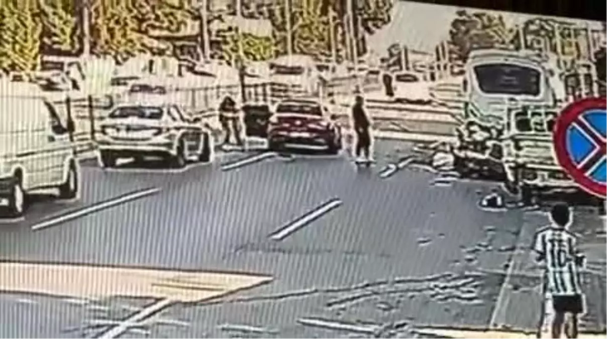 Denizli'de zincirleme trafik kazası: 1 yaralı