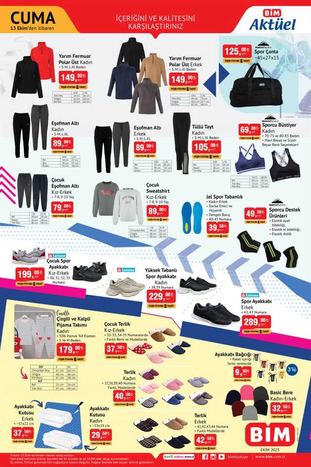 BİM Aktüel Ürünler Kataloğu 13 Ekim: Fitness Malzemeleri, Oyuncaklar ve Daha Fazlası! BİM Aktüel Ürünler Kataloğu 13 Ekim: Fitness Malzemeleri, Oyuncaklar ve Daha Fazlası!