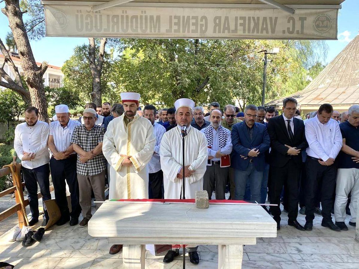 Çermik'te Filistinliler için gıyabi cenaze namazı kılındı