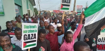 Nijerya'da Filistin'e Destek Gösterisi