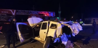 Aksaray'da otomobil ile cipin çarpışması sonucu 1 kişi öldü, 1 kişi yaralandı