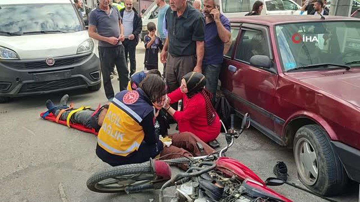 Orhangazi'de trafik kazası: 2 kişi yaralandı