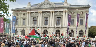 İsviçre'de Filistin'e Destek Gösterileri