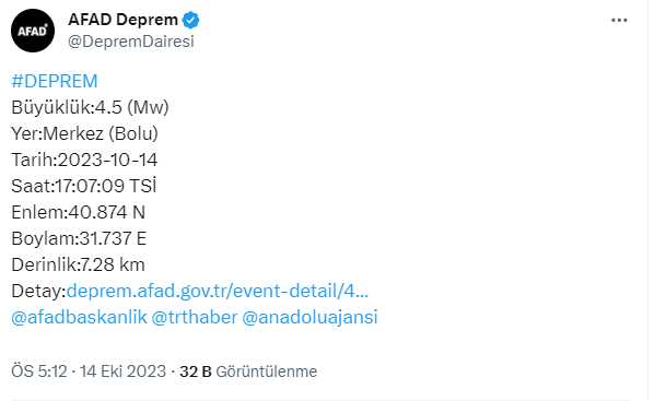 Karabük deprem mi oldu? Az önce Karabük'te kaç şiddetinde deprem oldu?