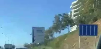 Maltepe'de ambulansa yol vermeyen otomobil sürücüsü kazaya neden oldu