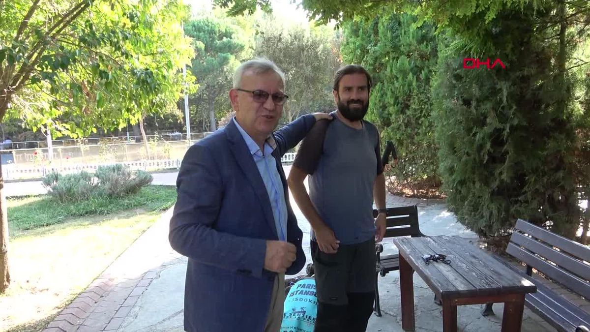 Fransız Adam, Çevre ve Barış Yürüyüşüyle Türkiye'ye Giriş Yaptı