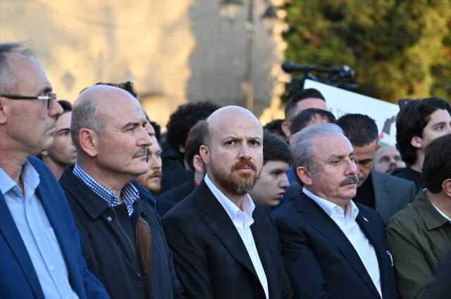 Milli İrade Platformu öncülüğünde Filistin'e destek yürüyüşü gerçekleştirildi